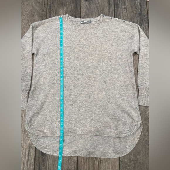 InCashmere Light Gray Women's Sweater - Picture 3 of 9